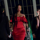 Rihanna as hacker Nine Ball at the fictional Met Gala in Ocean’s 8